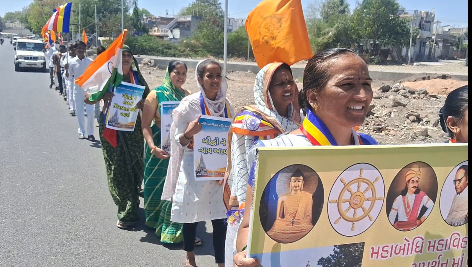 Mahabodhi Mukti Andolan Botad rally