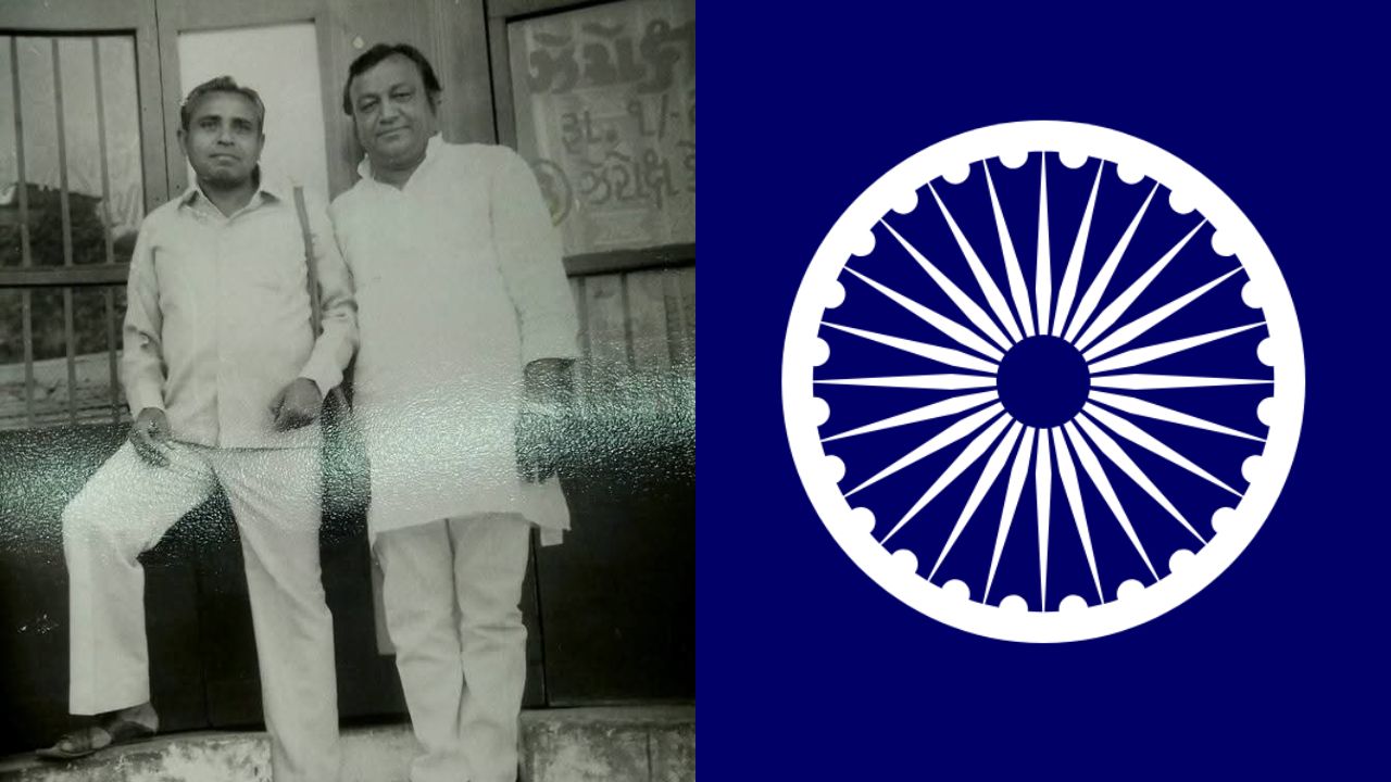 Naran Vora with Valji Patel