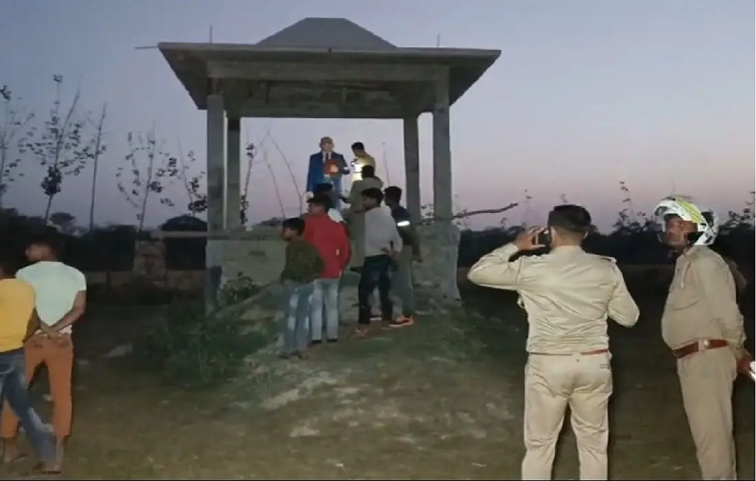 Dr. Ambedkar's statue vandalized