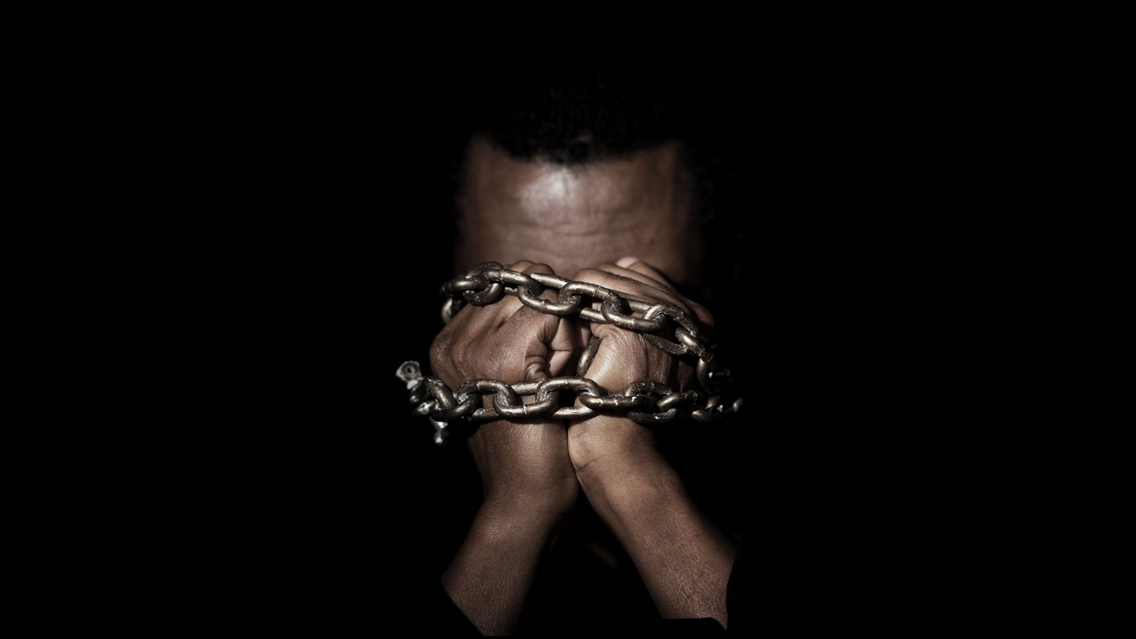tribal youth chained