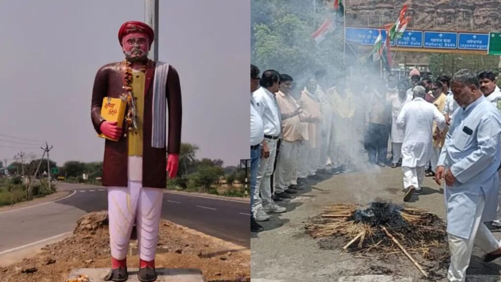 jyotiba phules statue vandalize