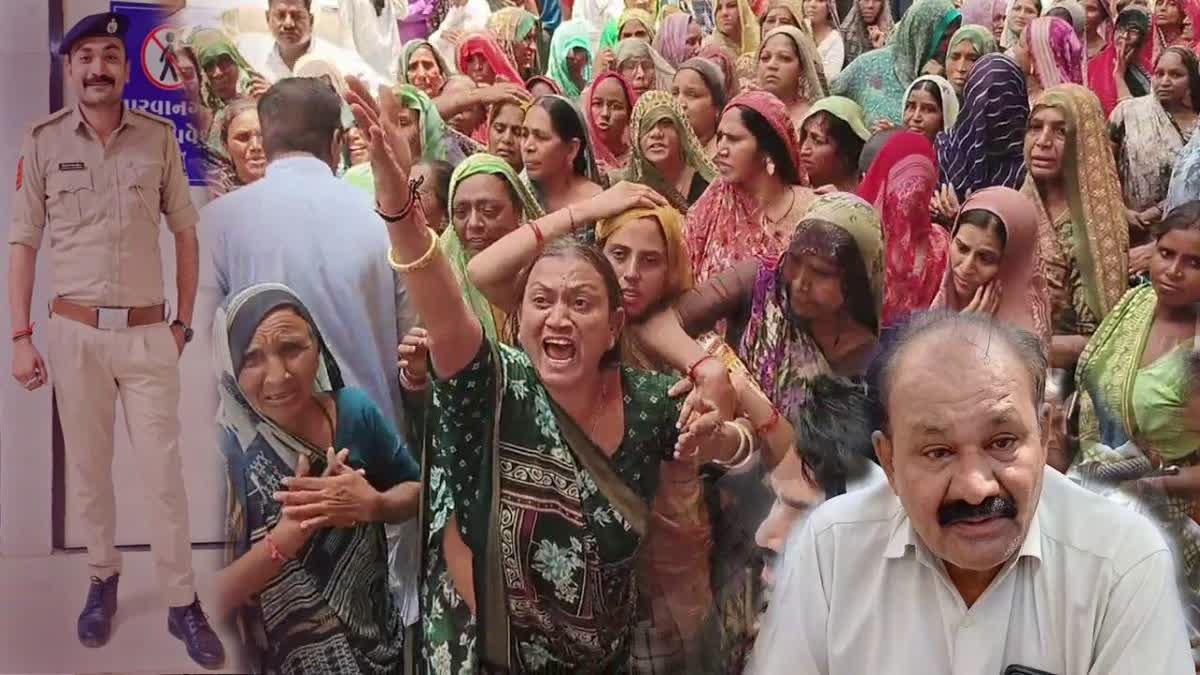 palanpur dalit police sucide 