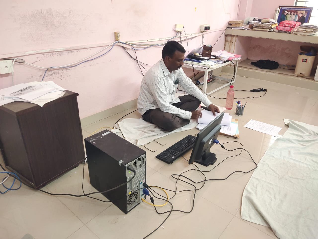 svv university dalit professor 
