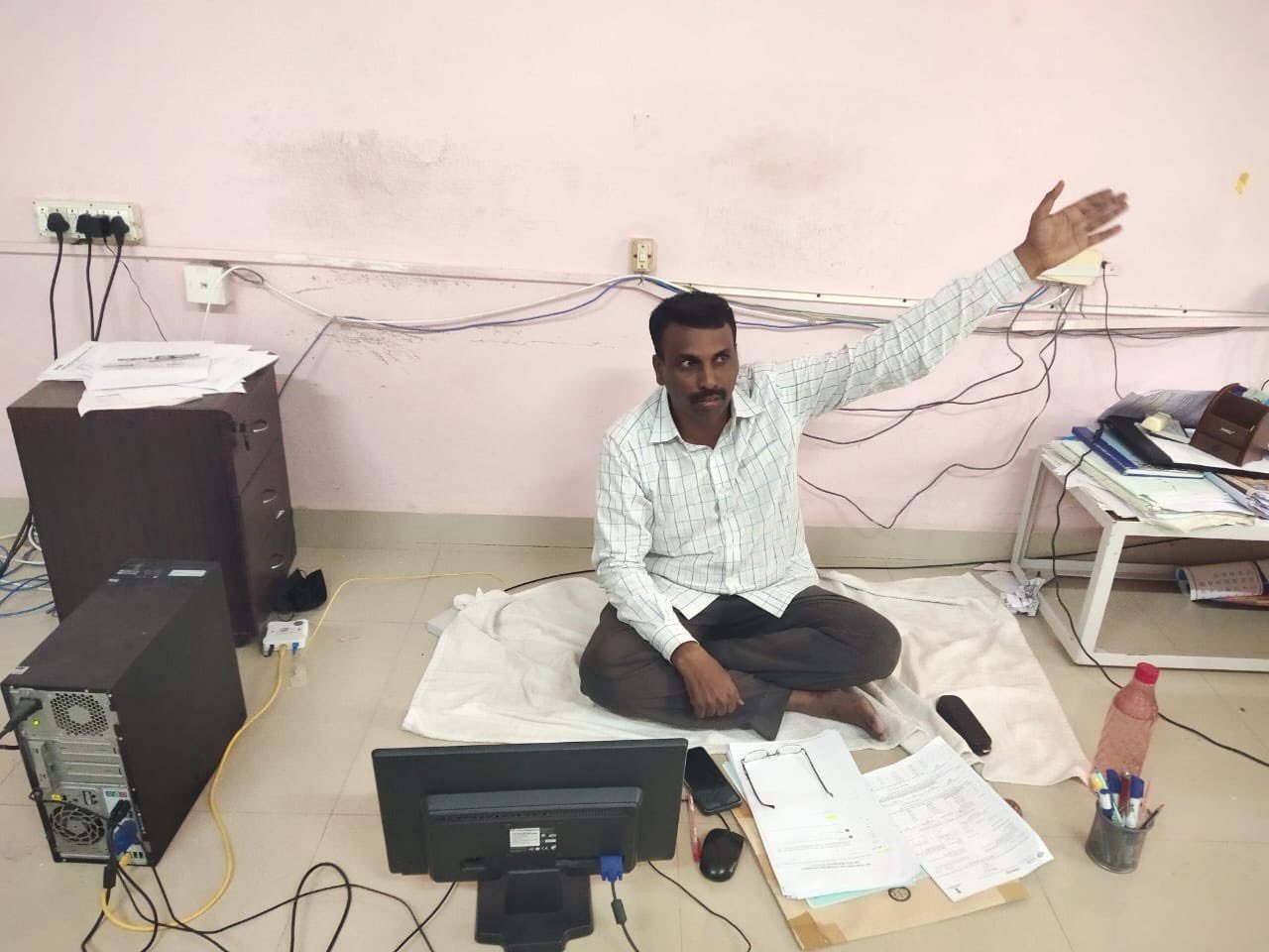 svv university dalit professor
