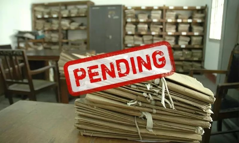 Pending cases in India