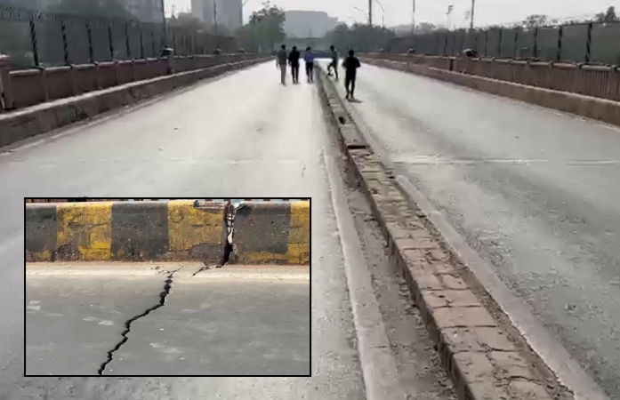 Superstructure of Ahmedabad Subhash Bridge
