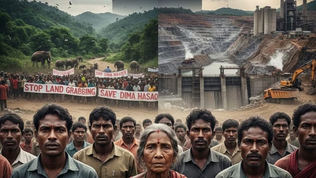 tribal land handed over to corporates in Assam
