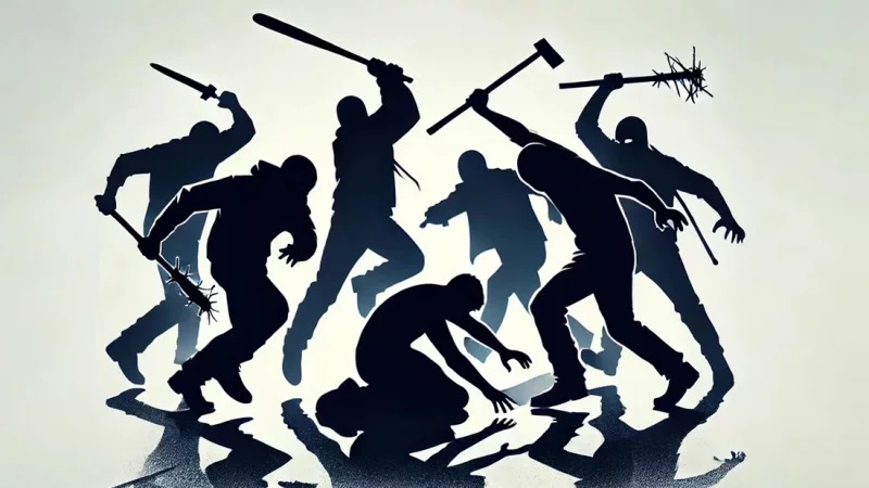 mob beat up the old Muslim man