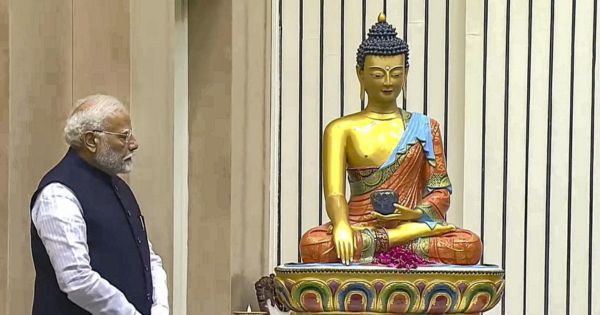 didnt PM Modi remember Buddha in Israel