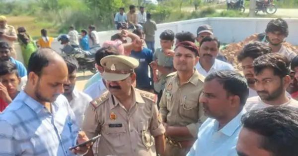 Dr Ambedkars statue demolished