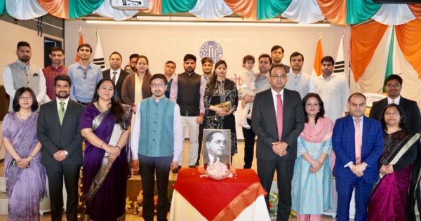 Dr Ambedkars birth anniversary celebrated South Korea