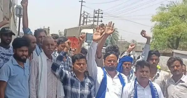 Rajput youth tears and crushes Dr Ambedkars photo