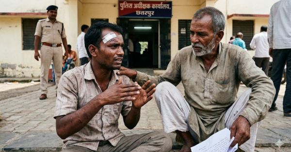Deaf-mute Dalit youth beaten up in Chhatarpur- AI Image