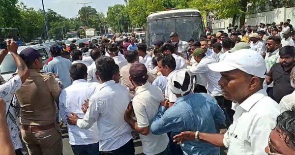 How did the police turn Dalit complainants into accused in Vadodara