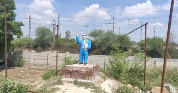Dr. Ambedkars statue vandalized