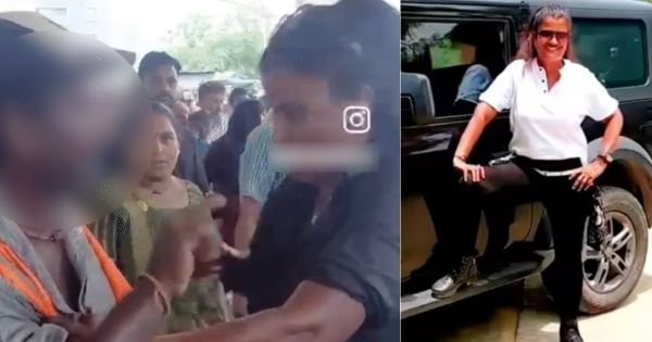 Woman beats up sanitation worker to become famous in Mehsana