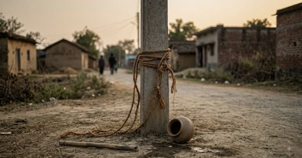 Dalit youth tied to a pillar hung upside down beaten to death