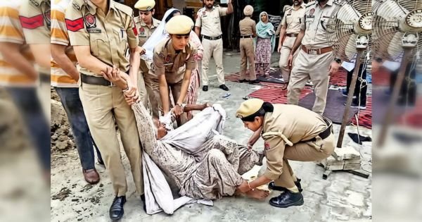 dalit youth forced cremation aap
